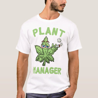 Camiseta Weaf Folha do Gerenciador de Plantas engraçada 4