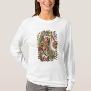 Camiseta Weaponsutensils e ornamento dos AmericanIndians