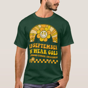 Camiseta Wear Gold Childhood Cancer Awareness Warrior Fight