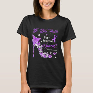 Camiseta Wear Purple Butterflies Fibromyalgia Awareness 