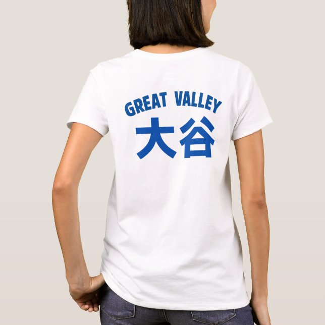 Camiseta Wear the meaning of kanji.（大谷OHTANI）漢字の意味 (Verso)