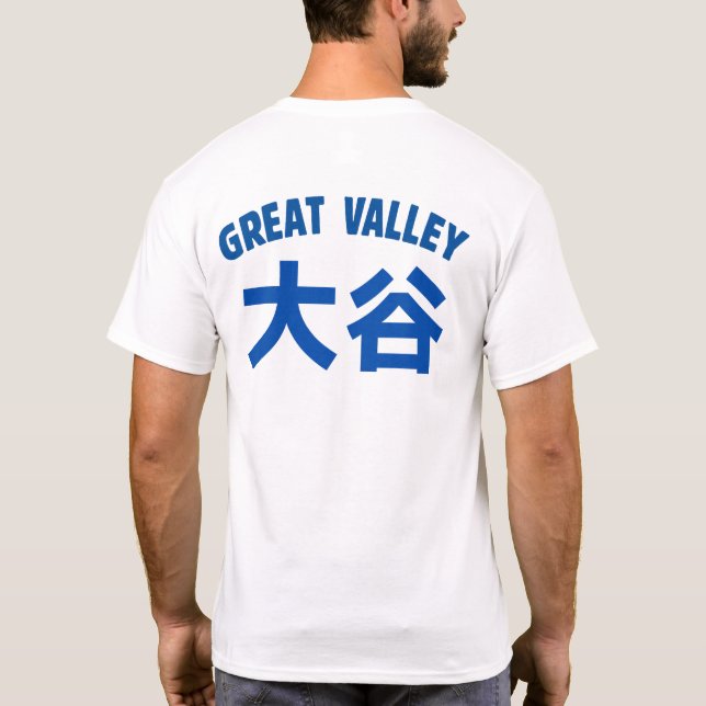 Camiseta Wear the meaning of kanji.（大谷OHTANI）漢字の意味Tシャツ　 (Verso)