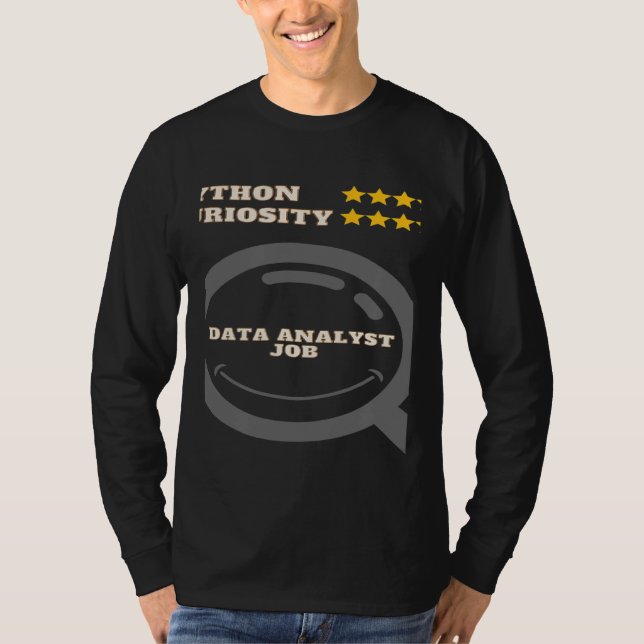 Camiseta Wear your python data analyst developer (Frente)