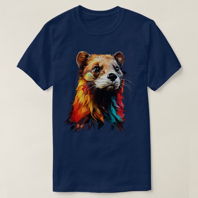 Camiseta Weasel Rainbow (Frente do Design)