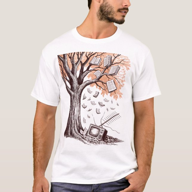 Camiseta Weathered Wisdom Woodcut (Frente)