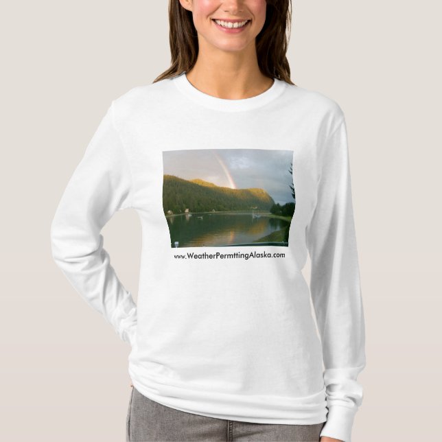 Camiseta WeatherPermttingAlaska.com (Frente)