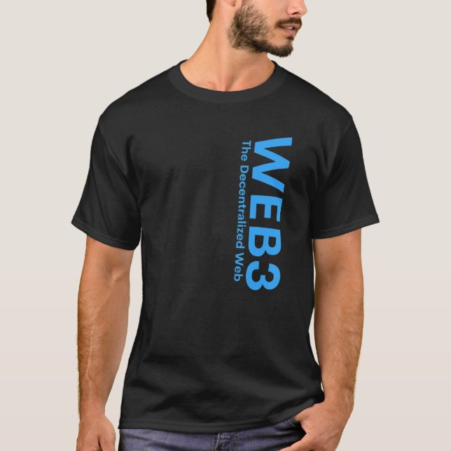 Camiseta WEB3 Crypto Internet3 0 Blockchain NFT DeFi Metave (Frente)
