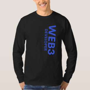 Camiseta Web3 Desenvolvedor Criptomoeda Descentralizada Web