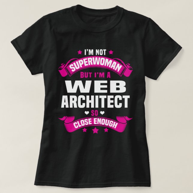Camiseta Web Architect (Frente do Design)