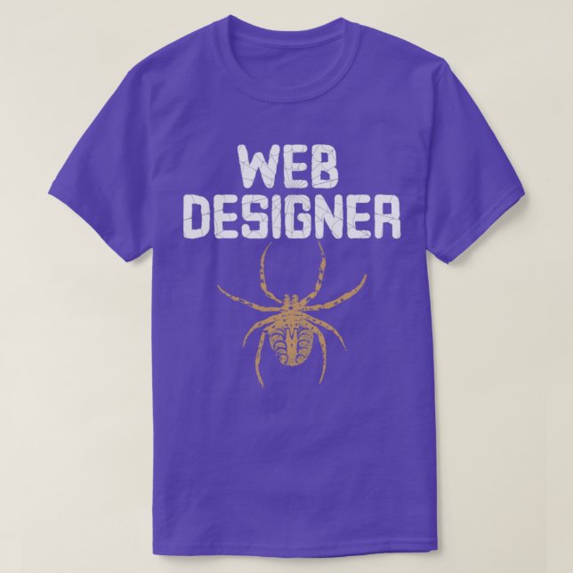 Camiseta Web Designer com Spider (Frente do Design)