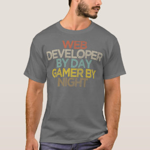 Camiseta Web Developer By Day Gamer By Night1378