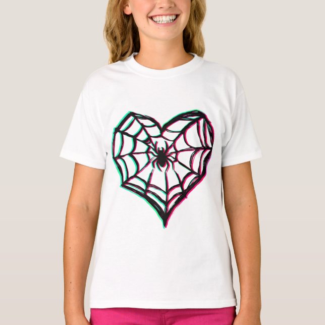 Camiseta Web Of Love T Shirt (Frente)