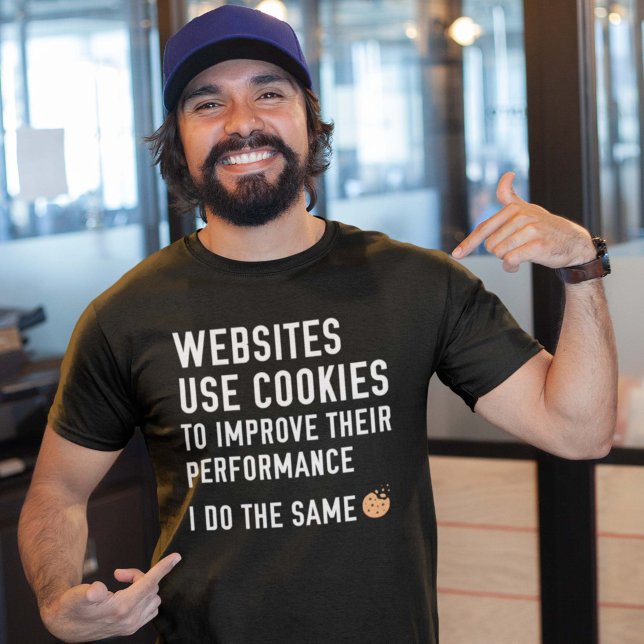 Camiseta Web sites Utilizam cookies (Criador carregado)