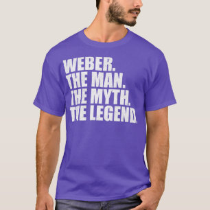 Camiseta Weber Nome da família Weber sobrenome Weber Surna