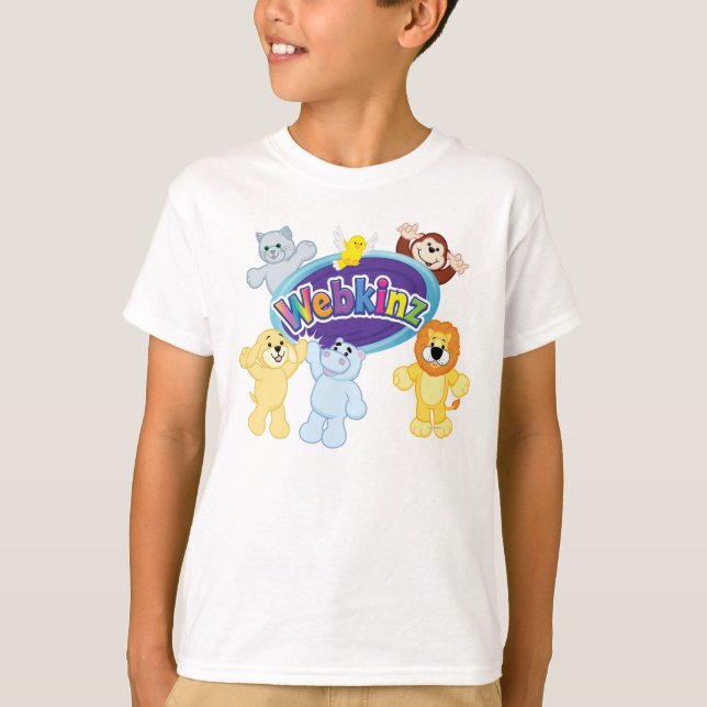 Camiseta Webkinz: Entrado e jogo (Frente)