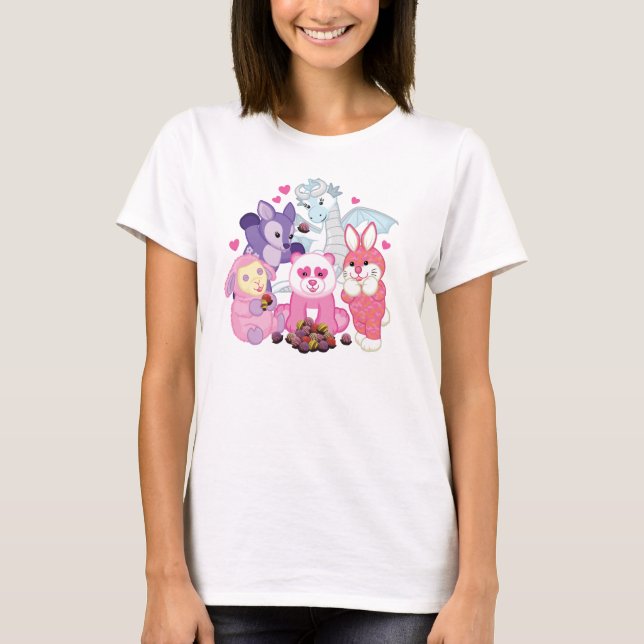 Camiseta Webkinz Pets os chocolates dos namorados do amor (Frente)