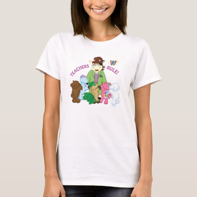 Camiseta Webkinz: Regra dos professores! (Frente)