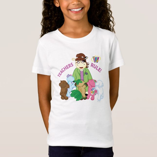 Camiseta Webkinz: Regra dos professores! (Frente)