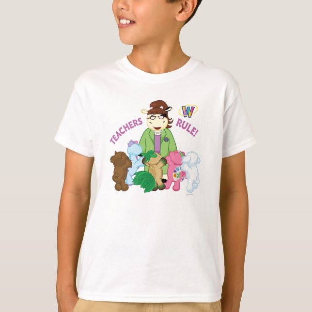 Camiseta Webkinz: Regra dos professores! (Frente)