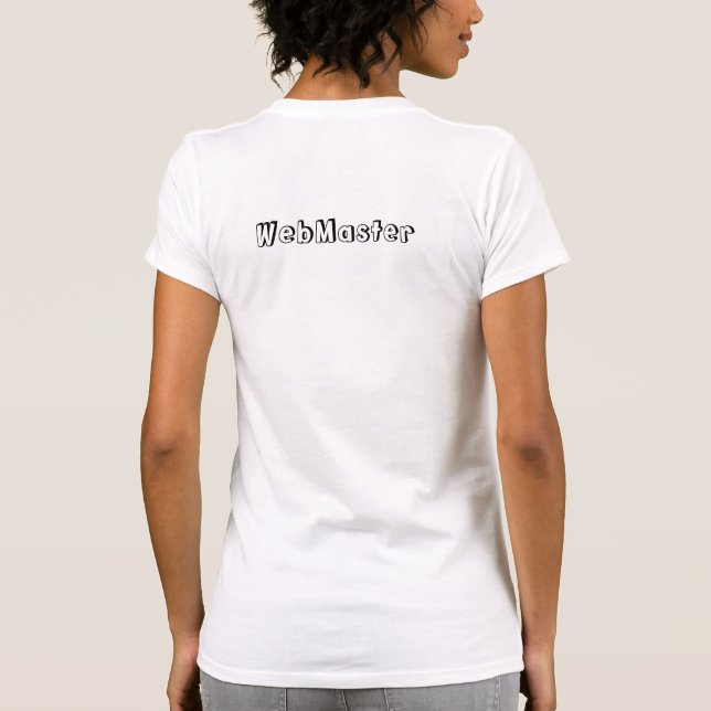 Camiseta WebMaster (Verso)