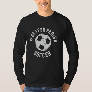 Camiseta Webster Parish Soccer Retro aflora Vintag dos anos