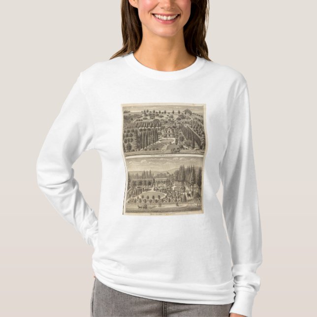 Camiseta Webster, residências do texugo (Frente)