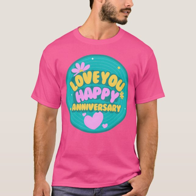 Camiseta Wedding anniversary quotes vintage (Frente)