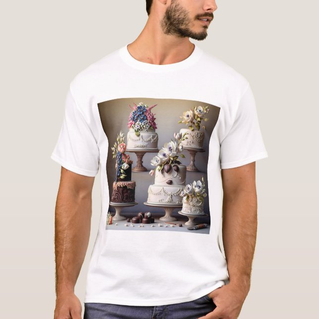 Camiseta Wedding_Cakes_A_Wedding_cake_of_chocolate_33 (Frente)