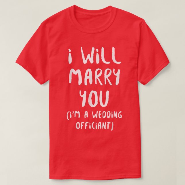 Camiseta Wedding Officiant You Internet Ordained Minister 2 (Frente do Design)