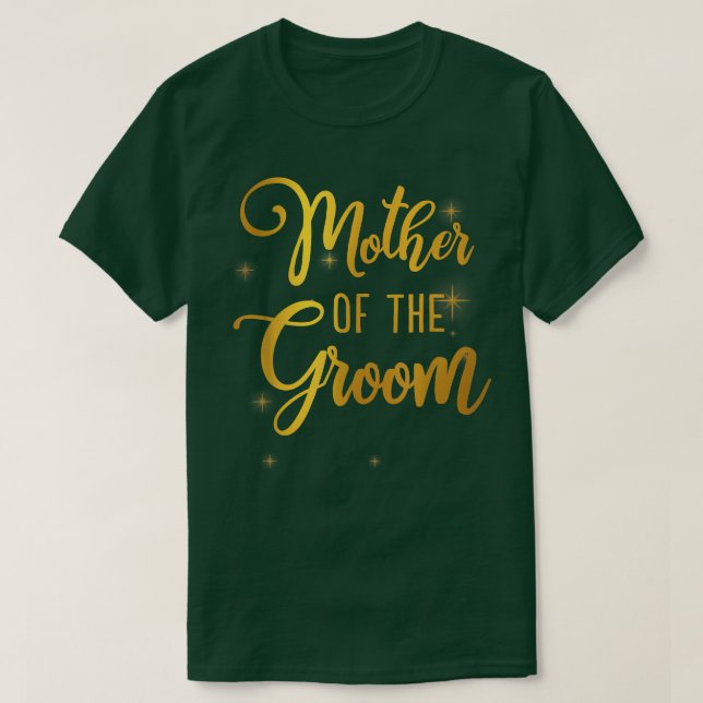 Camiseta Wedding Shower Mother of the Groom For Mom From Gr (Frente do Design)