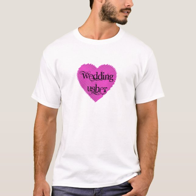 Camiseta Wedding Usher (Frente)