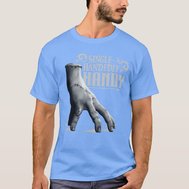 Camiseta Wednesday Season 2 SingleHandedly Handyhing boy (Frente)