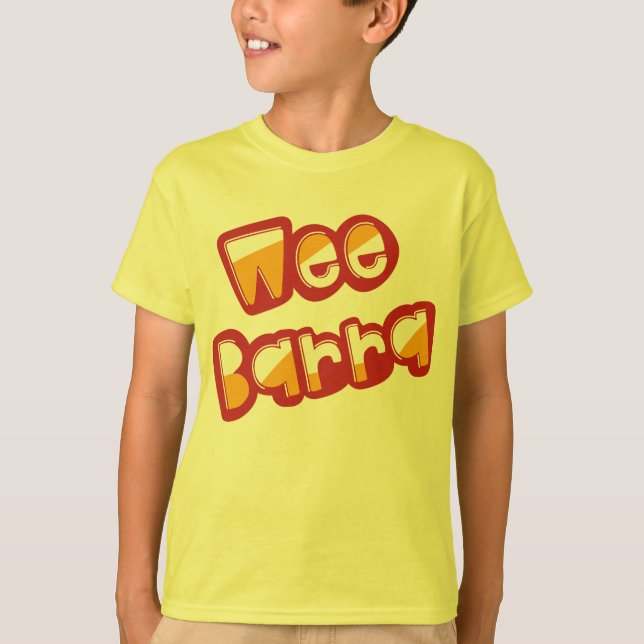 Camiseta Wee Barra, Scottish Dialect, Escócia (Frente)