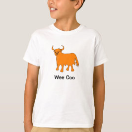 Camiseta "Wee Coo" Highland Cow t shirt design