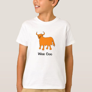 Camiseta "Wee Coo" Highland Cow t shirt design