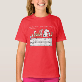 Camiseta WEE FISH EWE A MARE EGRETS MOOSE Sandra Boynton T-
