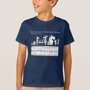 Camiseta WEE FISH EWE A MARE EGRETS MOOSE Sandra Boynton T-