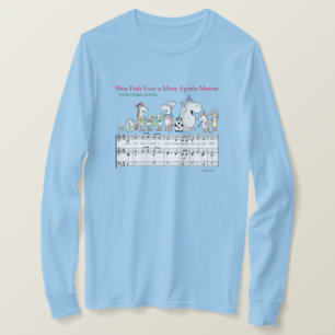 Camiseta WEE FISH EWE A MARE EGRETS MOOSE Sandra Boynton T-