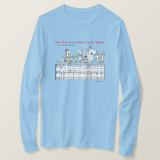 Camiseta WEE FISH EWE A MARE EGRETS MOOSE Sandra Boynton T-