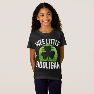 Camiseta Wee Little Hooligan Boy Kids Dia de São Patrício i