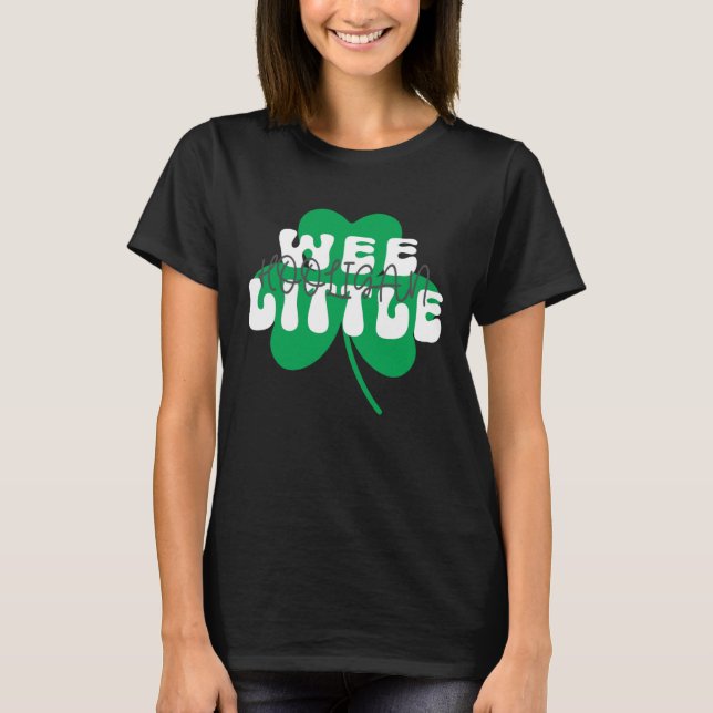 Camiseta Wee Little Hooligan Rua Patrick's Day Shamrock (Frente)