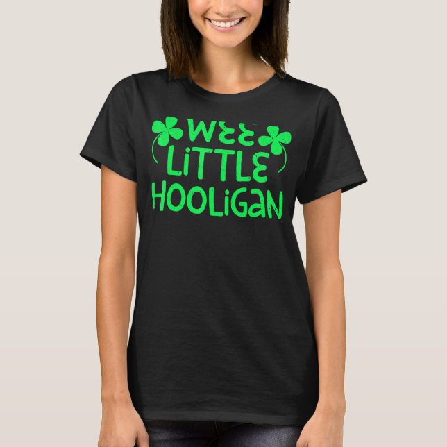 Camiseta Wee Little Hooligan Saint Patrick Day (Frente)
