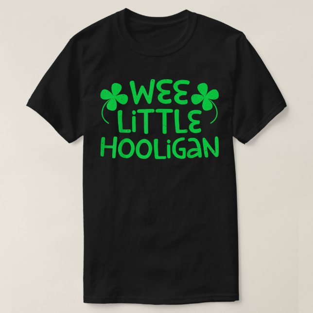 Camiseta Wee Little Hooligan Saint Patrick Day  (Frente do Design)