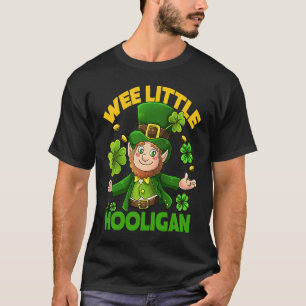 Camiseta Wee Little Hooligan Saint Patrick Day Leprechaun