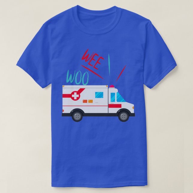 Camiseta Wee Woo Ambulance 2 (Frente do Design)