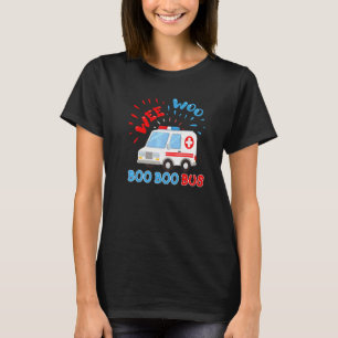 Camiseta Wee Woo Boo Bus Ambulance Ems Emt Paramédico