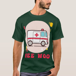Camiseta Wee Woo First Responder Ambulance Classic TSirt