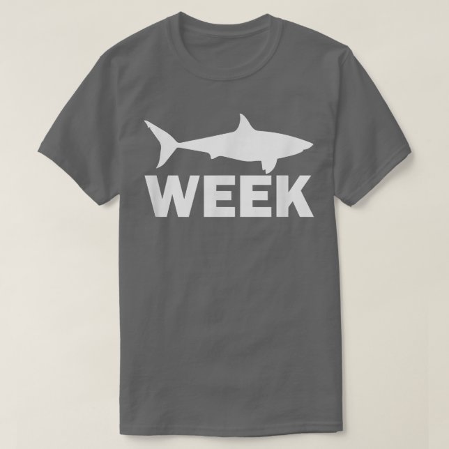 Camiseta Week of Shark Funny SharksGreat Discovery Time  (Frente do Design)