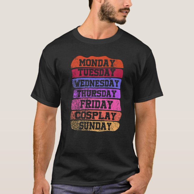 Camiseta Weekdays Work Monday Wednesday Friday Saturday Cos (Frente)