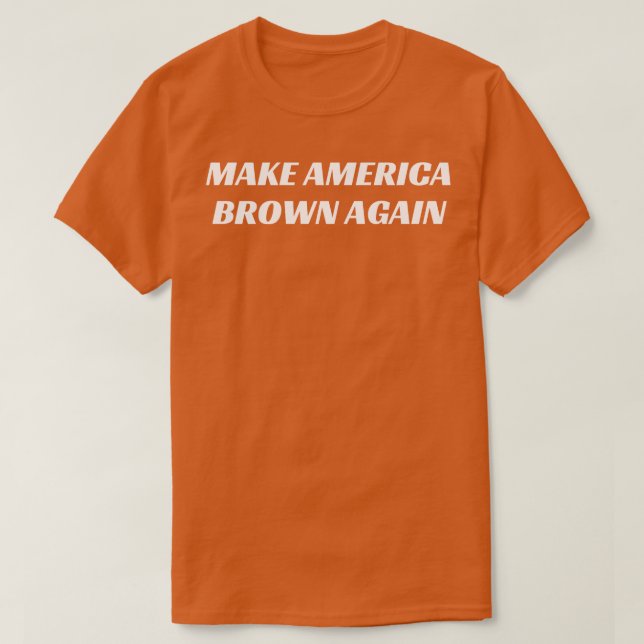 Camiseta WEEN Brown novamente MABA (Frente do Design)